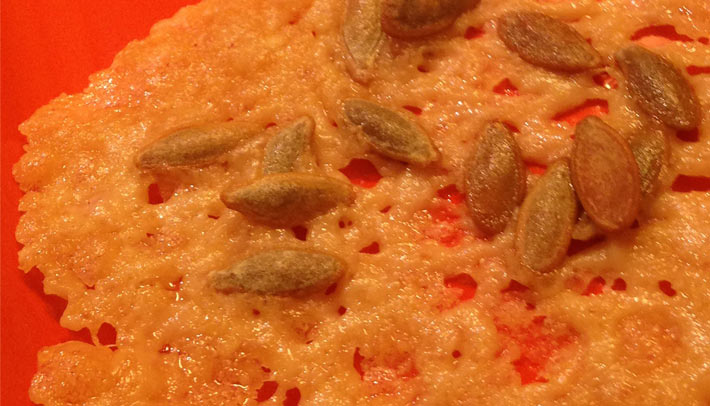 Parmesan Pumpkin Seed Crackers