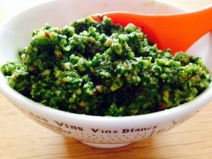 Basil Almond Pesto Recipe