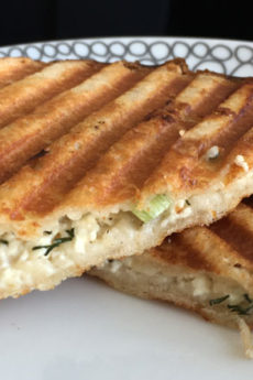 Greek Grilled Cheese Sandwich