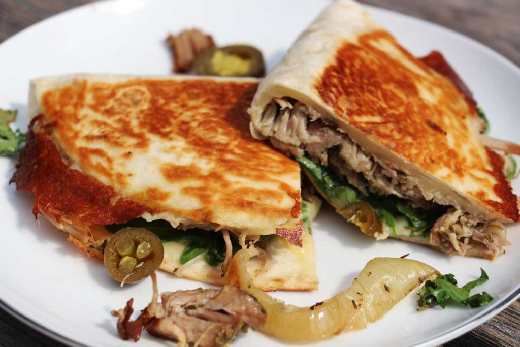 Pulled Pork Quesadilla Recipe. ChopHappy.com