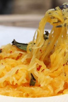 How to Roast a Whole Spaghetti Squash (no need to cut in half)