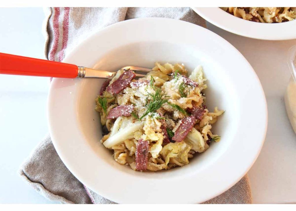 Cheesy Corn Beef and Cabbage Recipe