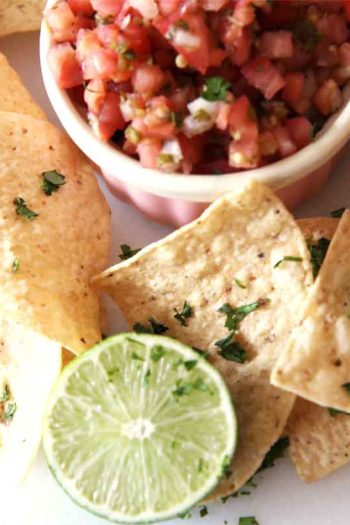 How to Make Restaurant Style Tortilla Chips in 5 Minutes