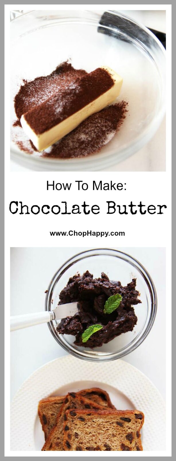How to Make Chocolate Butter Recipe