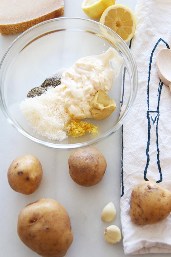 Caesar Parmesan Potato Salad. This is quick easy and full of creamy cheesy flavor. Choppy.com