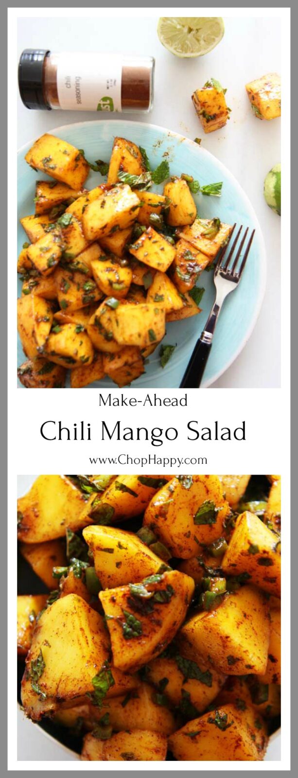 Sunshine Mango Salad Recipe is so refreshing. If your in a rush or beginner cook this recipe is for you. Its so easy to make and is sweet, smokey, and a hint of spice.
