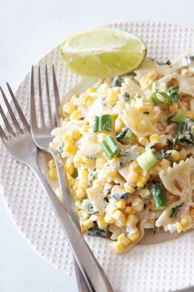 Mexican Street Corn Pasta Salad - Chop Happy