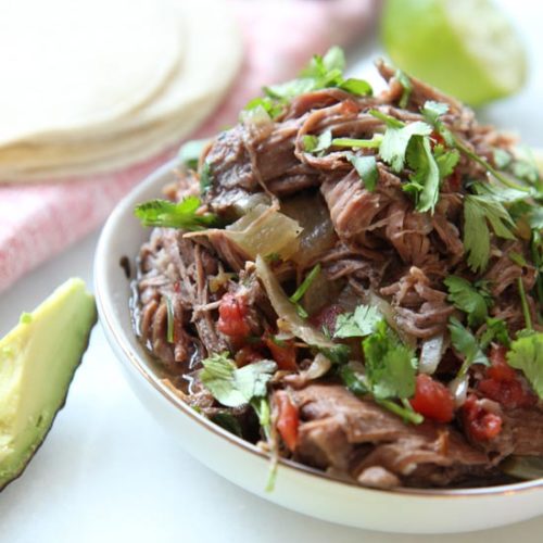 Slow Cooker Beef Tacos Recipe (barbacoa recipe). This is the perfect weeknight #dinner that has lots of juicy beefy #leftovers that get better each day. Happy Cooking! www.Chophappy.com