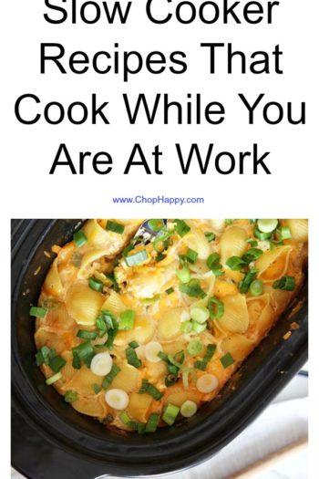 5 Slow Cooker Recipes That Cook While You Are At Work. The slow cooker is your own personal chef. Just drop everything in the slow cooker and dinner is ready. #slowcooker #crockpot #dinner #pasta