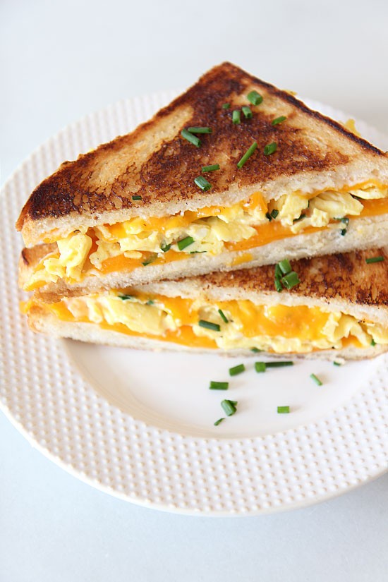 The Best Breakfast Grilled Cheese - Chop Happy