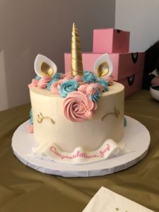 Chop Happy Celebration Unicorn Cake. #unicorn #unicorncake #Foodnetworkstar #cake