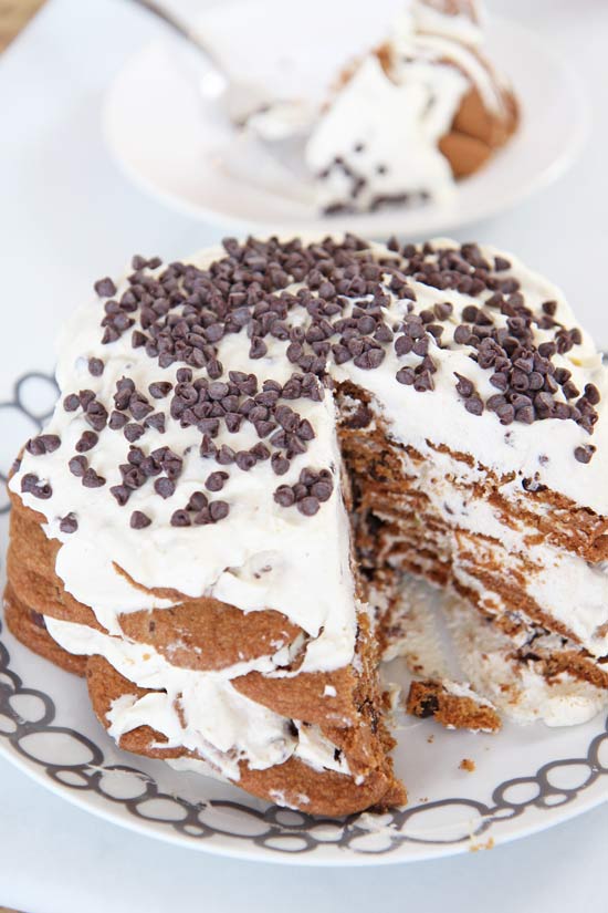 Cannoli Ice Box Cake - Chop Happy