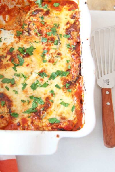 Best Baked Eggplant Parmesan Lasagna - Chop Happy