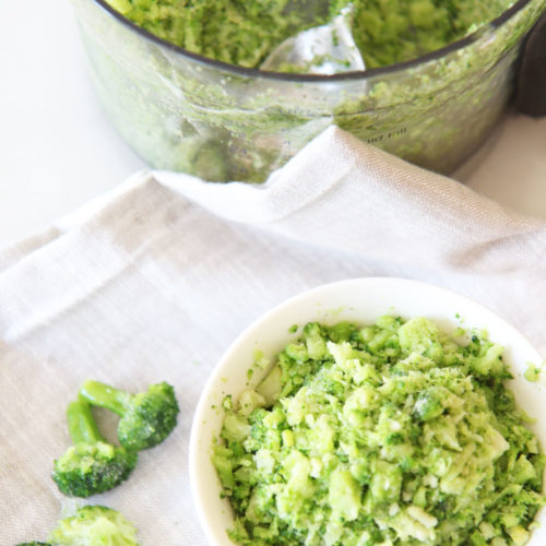 How to Make Broccoli Rice. Broccoli is sweet and hearty and makes awesome fried rice or rice side dish. Happy Cooking! www.ChopHappy.com #howtomakebroccolirice #broccolirice