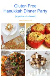 Gluten Free Hanukkah Dinner Party (appetizers to dessert) - Chop Happy