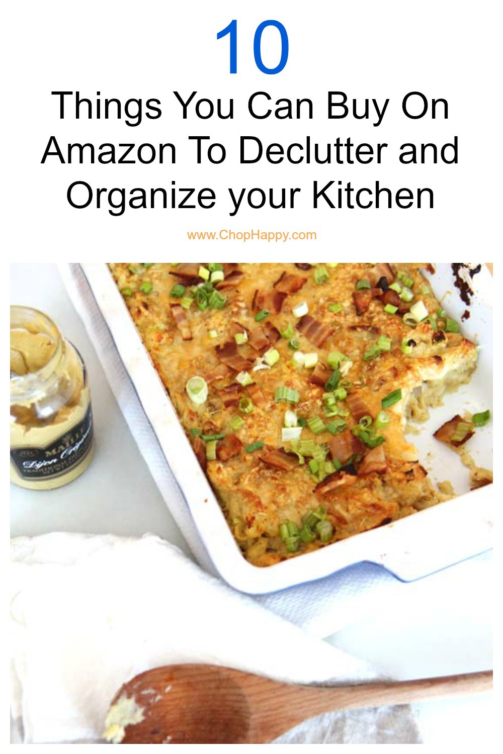 10 Things You Can Buy On Amazon To Declutter and Organize your Kitchen #organize #declutter