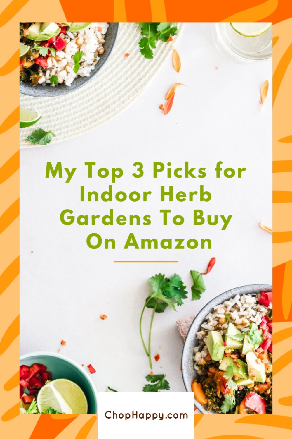 My Top 3 Picks for Indoor Herb Gardens To Buy On Amazon. Grow fresh herbs indoors. I live in a apartment in the city and growing indoor gardens gives me instant access to fresh basil, thyme, mint, parsley, and cilantro. Happy gardening. www.Chophappy.com #indoorgarden #freshherbs