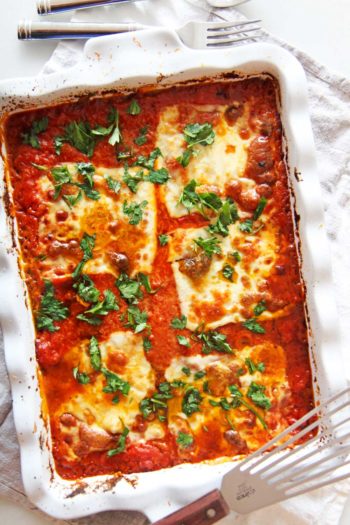 5 Ingredient Cheesy Lasagna - Chop Happy
