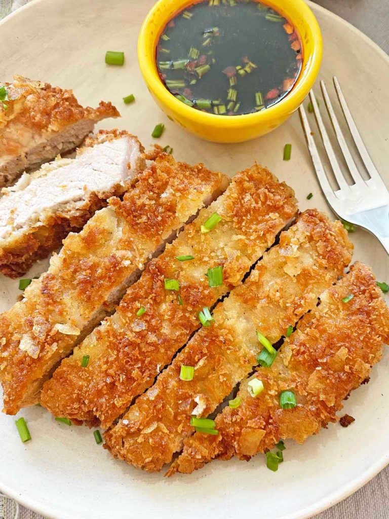 Potato Chip Crusted Pork Cutlet - Chop Happy