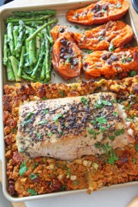 Entire Holiday Dinner on a Sheet Pan - Chop Happy