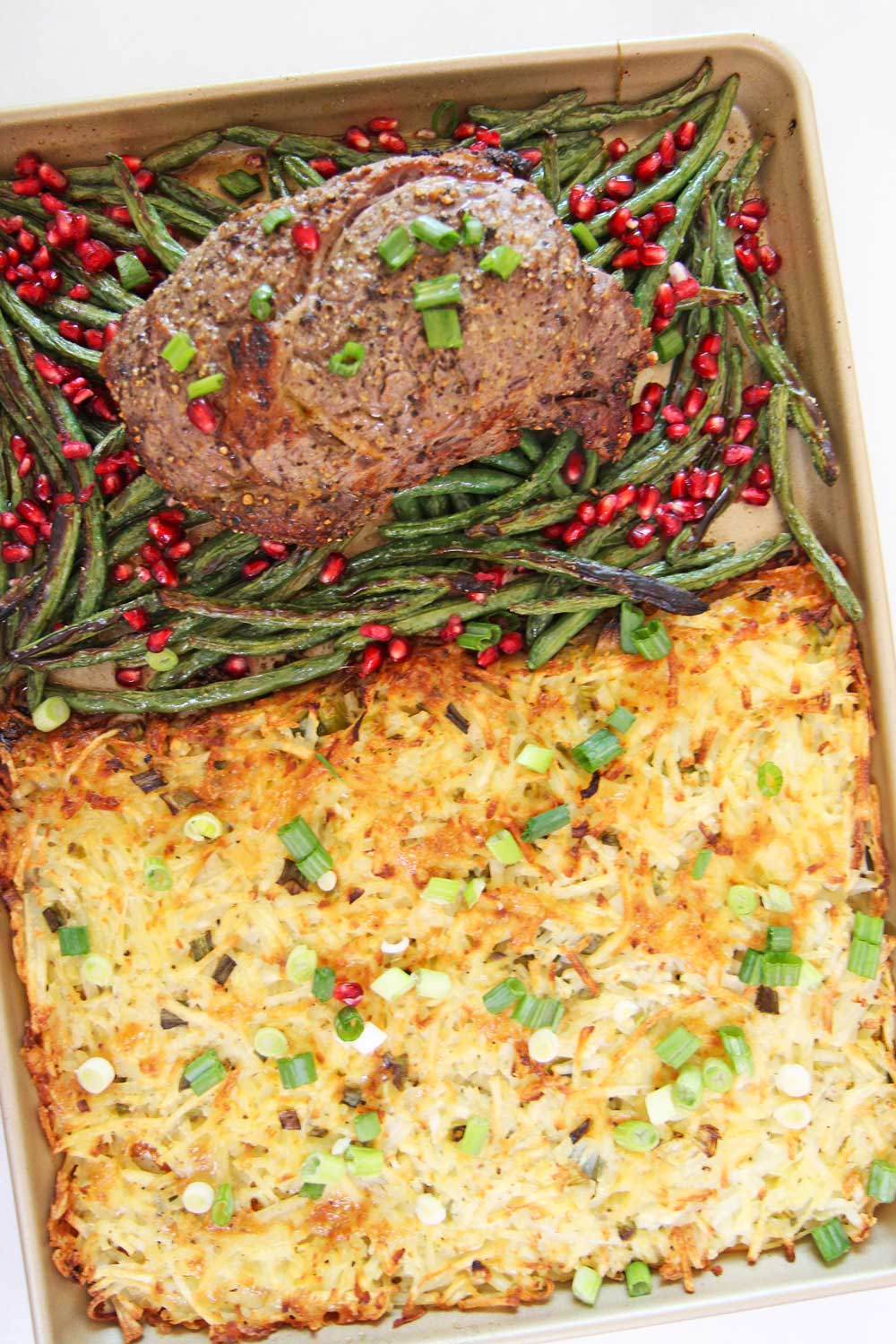 Christmas Dinner for Two - Easy Sheet Pan Meal