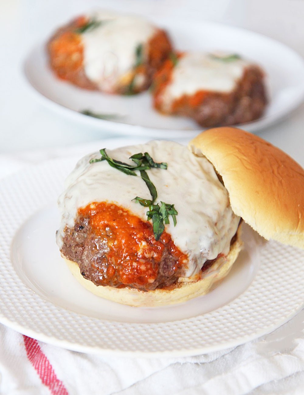 Cheese Burger Parmesan Recipe. This is an easy sheet pan recipe that combines a burger recipe with a Parmesan recipe. Happy Cooking! www.chophappy.com #thebestburger #Parmesan