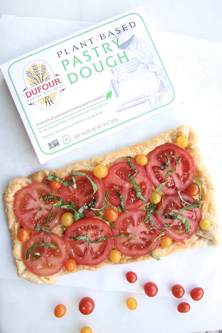 4 Ingredient Puff Pastry Tomato Tart Recipe